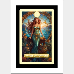 The Wheel of Fortune Card from The Mermaid Deck Posters and Art